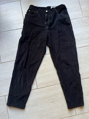 Eddie Bauer Black Corduroy straight leg pants